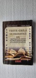 TESTE GRILA GRAMATICA AGENTI POLITIE JANDARMI LIMBA ROMANA LIMBA ENGLEZA