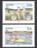 Aland (Finlanda) 1991 - Turism, sport, serie neuzata