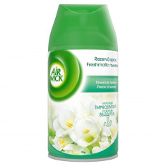 AIR WICK Rezerva Spray Odorizant Freshmatic, Frezie si Iaomie, 250ml, Parfum Floral, Spray tip Aerosol, Odorizant Camera, Spray pentru Camera, Odoriza