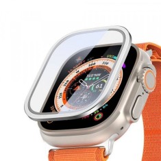 Folie Protectie DUX DUCIS Flas pentru Apple Watch Ultra Series, Sticla Securizata, Argintie foto