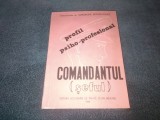 GHEORGHE ARADAVOAICE - PROFIL PSIHO PROFESIONAL COMANDANTUL SEFUL