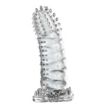 Manson Prelungitor penis cu Tepi din silicon, Brave Men [14 cm x 4 cm]