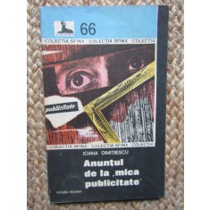 IOANA DIMITRESCU - ANUNTUL DE LA MICA PUBLICITATE