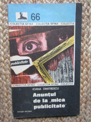 IOANA DIMITRESCU - ANUNTUL DE LA MICA PUBLICITATE foto