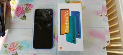 REDMI 9A SKY BLUE , DISPLAY SPART , TELEFONUL FUNCTIONEAZA . CITITI DESCRIEREA . foto