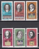 Germania RDG 1973 - Personalitățile și casele lor din Weimar, MNH, Nestampilat