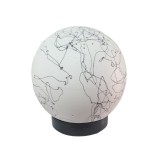 Difuzor umidificator aromaterapie sfera ceramica pictata Li-TC01-Bl