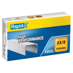 Capse 23/8 Rapid Storng, 1000 Buc/Set, Capacitate 40 Coli, Capse Rezitente, Capse Otel, Capse din Otel, Set de Capse, Set Capse Rapid, Capse Rapid Str foto