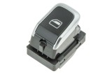 Comutator macara geam Audi A4 (B8) 2007-2015, A5 2007-2017, Q5 (8R), 2008-2017, Cromata, NTY EWS-AU-020, fata si spate