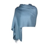 Esarfa tip sal din casmir, albastru petrol, 180x70 cm