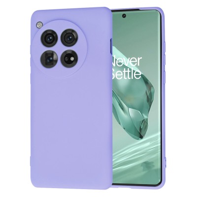 Husa silicon OnePlus 12 Techsuit SoftFlex, violet foto