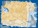 Naproane masa Linclass - Del Mar (Imprimeu marin) / 40 x 30 cm / 100 buc, Mank