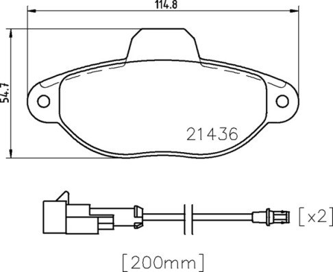 BREMBO P 24 147 PRIME LINE set placute frana,frana disc