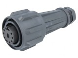 Conector: circular mufă mamă PIN: 10 EXPlora Contacte: alamă: cod: EXP-0911/10/S,