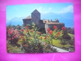 HOPCT 15650 -CASTELUL VADUZ -LIECHTENSTEIN -STAMPILA / TIMBRU -EUROPA -CIRCULATA