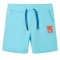 Pantaloni scurti pentru copii cu snur, albastru verzui, 92