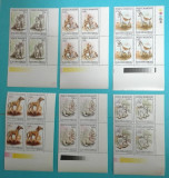 TIMBRE ROM&Acirc;NIA LP1367/1994 Pui de animale domestice Bloc de 4 timbre MNH, Nestampilat