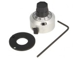 Buton de precizie cu disc selector &Oslash;22,2x22mm