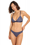 Sutien triunghiular din dantela Luna Blue S