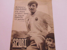 Revista SPORT-nr.23/12.1968 (prezentare POLI IASI, Romania-Elvetia) foto