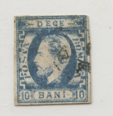 1872-10 BANI ALBASTRU DE PRUSIA ,UZAT-MI.400 EURO. foto