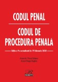 Codul penal. Codul de procedura penala | Petrut Ciobanu, Dragos Bogdan, Rosetti