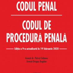 Codul penal. Codul de procedura penala | Petrut Ciobanu, Dragos Bogdan