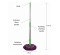 Spin mop microfibra, 123 cm - 2