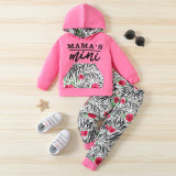 Compleu cu hanorac pentru fetite - Mama&#039;s mini (Marime Disponibila: 9-12 luni