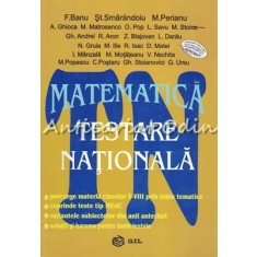 Matematica. Testarea Nationala - F. Banu, St. Smarandoiu, M. Perianu