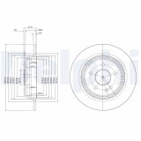 DELPHI BG3969 Disc frana