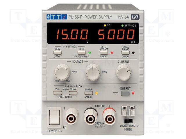 Alimentator programabil AIM-TTI 0-15VDC 0-5A 1mV