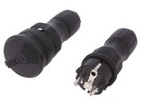 Conector Alimentare AC 2P PE 250VAC 16A