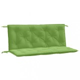 Cumpara ieftin Perna banca de gradina, 2 buc. melanj verde, 120x50x7 cm textil
