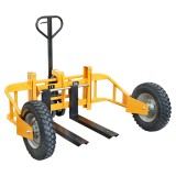 Transpalet pentru teren accidentat 1T, furci 800 mm, roti mari