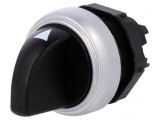 Comutator Rotativ 22mm Negru 3 Poziții
