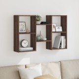 VidaXL Raft de perete, stejar maro, 96x18x60 cm, lemn compozit