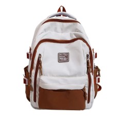 Rucsac dama, Renaya GT3714, Maro/Alb