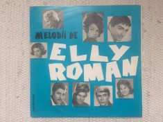 Elly Roman Melodii disc 10&quot; vinyl mijlociu muzica usoara latin pop EDD 1190 VG+