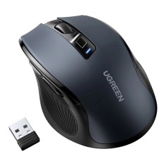 Mouse Wireless UGREEN MU006, 4000DPI, Negru