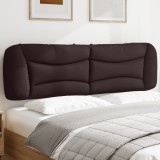 Gossi perna pentru tablie de pat maro inchis, 180 cm, material textil