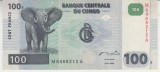 M1 - Bancnota foarte veche - Congo - 100 franci