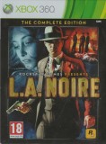 Joc XBOX 360 L.a. Noire Complete Limited Edition collectors edition de colectie, Actiune, Multiplayer, 18+, Electronic Arts