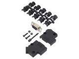 D-Sub 9-Pin Mamă Lipire Cablaj Negru Set Complet