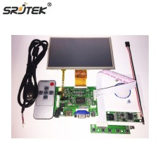 display tft lcd monitor 7 inch module keyboard touch raspberry hdmi vga rca pc foto