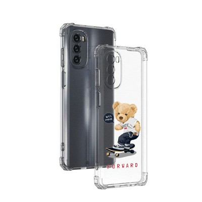Husa antisoc pentru motorola moto g62, airbag pro, let&amp;acirc;s move forward foto