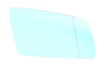 Sticla oglinda exterioara dreapta albastra Bmw 5 E60/E61 (2004 - 2009) cu incalzire