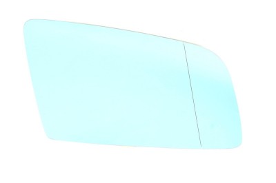 Sticla oglinda exterioara dreapta albastra Bmw 5 E60/E61 (2004 - 2009) cu incalzire foto