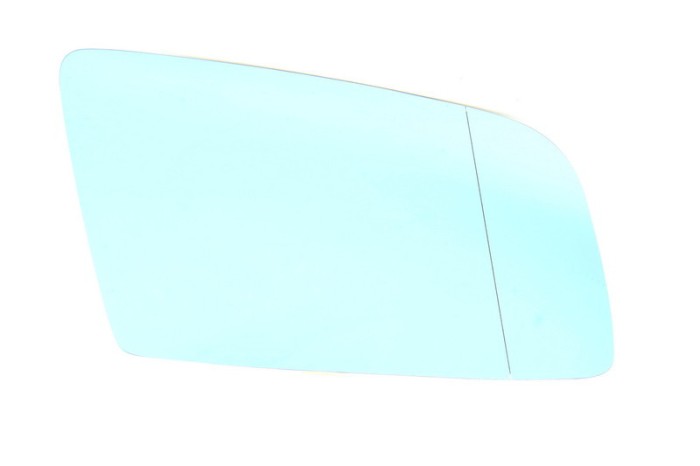 Sticla oglinda exterioara dreapta albastra Bmw 5 E60/E61 (2004 - 2009) cu incalzire