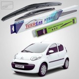 Cumpara ieftin Ștergătoare Citro&euml;n C1 Gen I B0 Hatchback 2005-2014 | Ștergător Față și Spate Hibrid &ndash; TeamCar&reg;